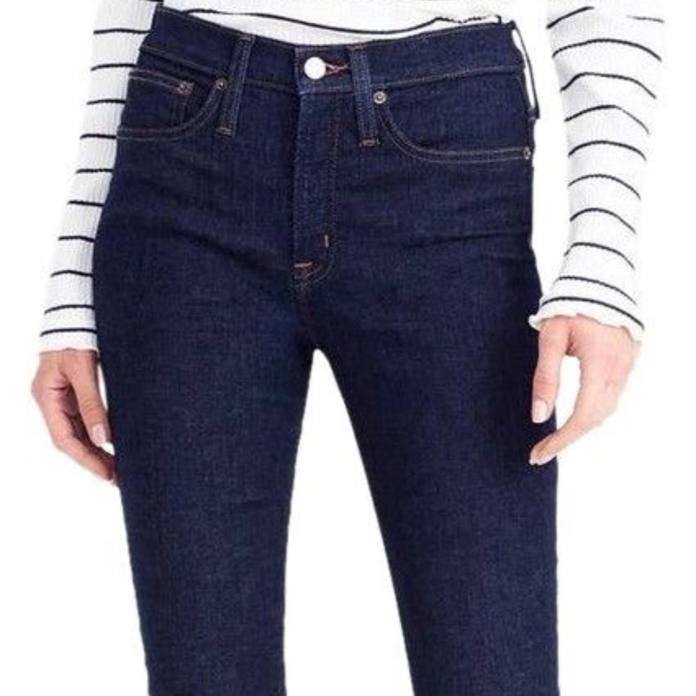 J. Crew 9” High Rise ToothpickJean